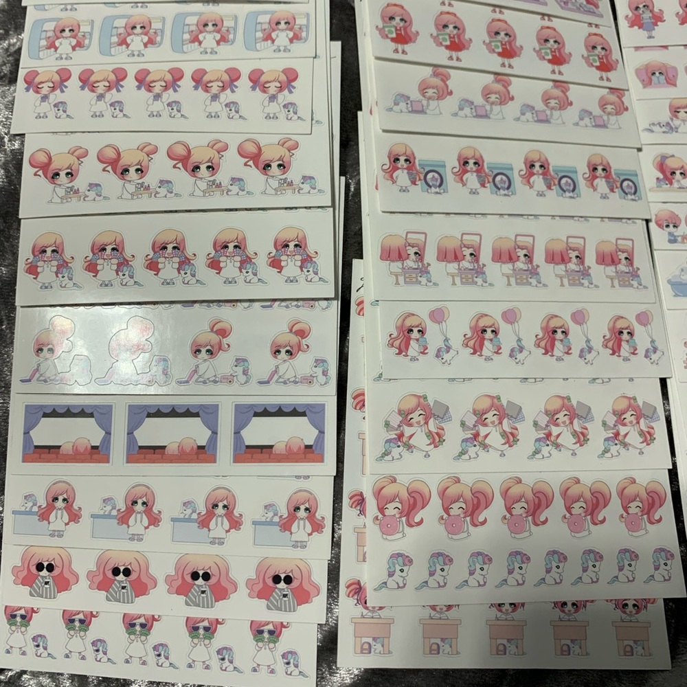 Glam Planner Lolly Sticker Sheet x50 *unused*